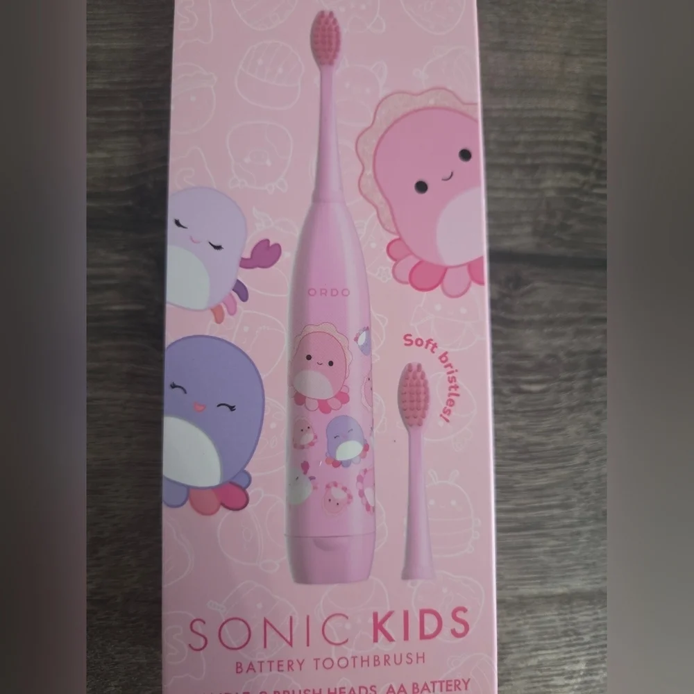 Ordo Sonic Kids Squishmallows Electric Toothbrush NEW